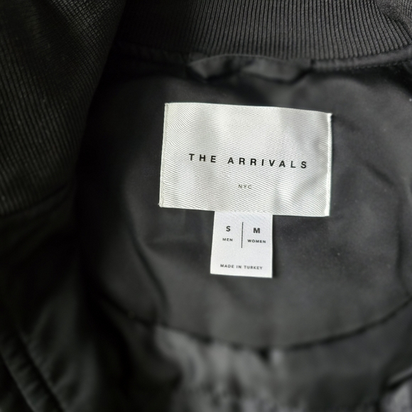 The Arrivals Bomber Jacket, unisex women m/men s, Like New - Picture 4 of 6